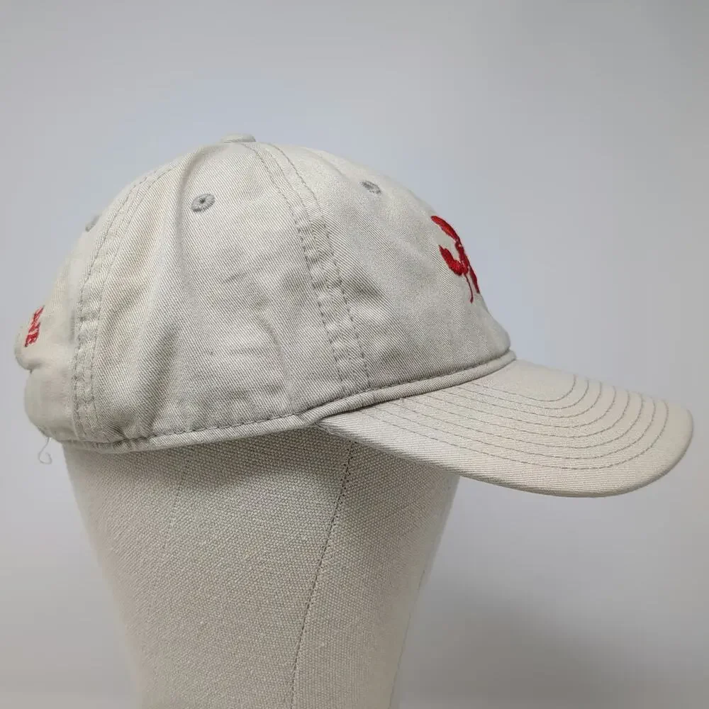 Gear For Sports Baseball Cap Beige One Size Lobster Kennebunkport Maine Hat Red